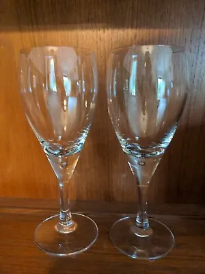 Buy Pair  Dartington Crystal Eleanor Goblets Wine Water Glasses Chalice  JOHN LEWIS • 29.99£
