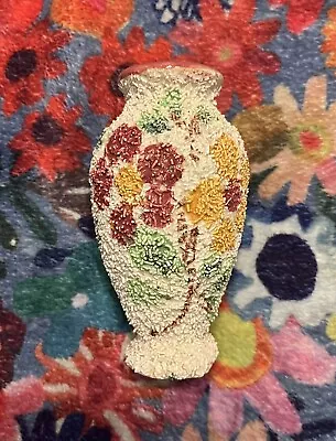 Buy Italian Textured Pottery Vase Floral  • 14.23£