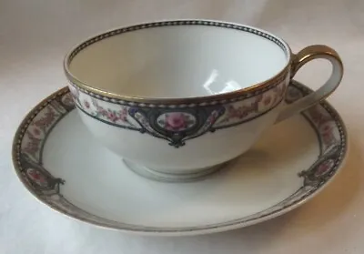 Buy Elegant French Limoges Theodore Haviland Bone China Cup & Saucer- Schleiger 344  • 33.72£