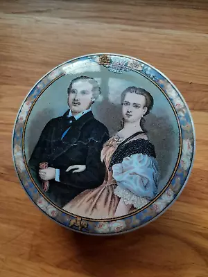 Buy Commemorative Pratt Ware Pot And Lid Prince Of Wales Edward VII Wedding 1863 • 40£