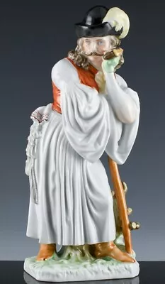Buy Large Vintage Herend Traditional Hungarian Mournful Shepherd Porcelain Figurine • 32.17£