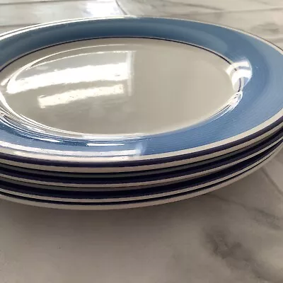 Buy Staffordshire Tableware - Avanti - Blue Dinner Plates X 4 • 14.99£