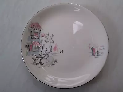 Buy Alfred Meakin Large Dinner Plate In The Montmartre / Paris Cafe Scene Design • 9£
