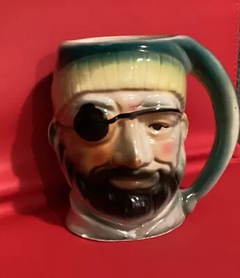 Buy Vintage Pirate Face Toby Character Pottery Ceramic Decoration G • 7.49£