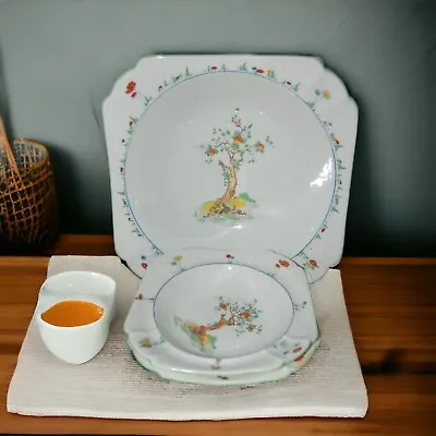Buy Vintage RARE Shelley Seconds Ware China Crabtree Pattern Serving Bowl • 39.78£