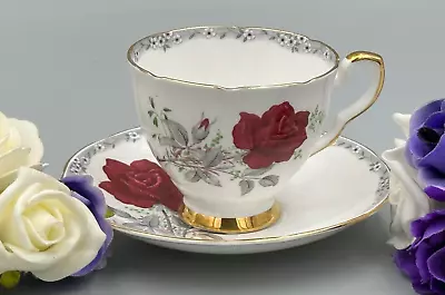 Buy Royal Stafford Roses To Remember - Vintage Tea Cup And Saucer. • 9.99£