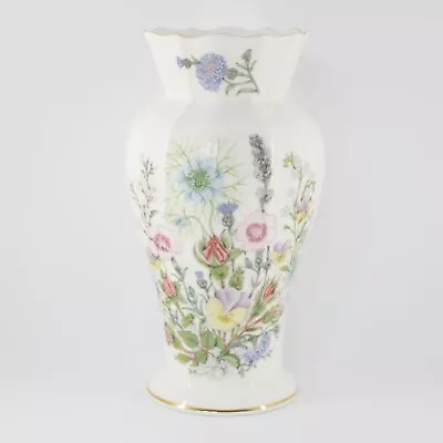 Buy Aynsley Wild Tudor Fine Bone China Vase Vintage Retro (16cm) • 9£