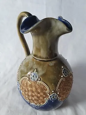 Buy (b) Royal Doulton Vase / Ewer, Circa 1910, With Circular Gold Motifs • 25£