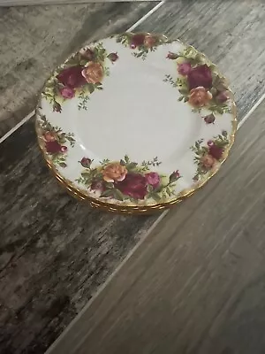 Buy Set Of 6 Royal Albert Old Country Roses China Side Tea Bread Plate 6  • 14.99£