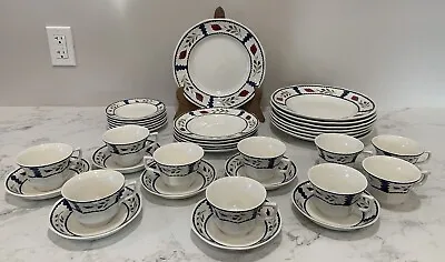Buy Adams Lancaster Dinner Place Settings Assorted (36 Pcs) Real English Ironstone • 285.96£