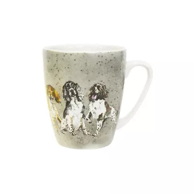 Buy Queens Springer Spaniel Mug Fine China 400ml Oak Coffee Tea From Churchill China • 13.49£