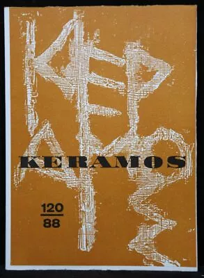 Buy Keramos 120. Magazine Of The Society For Ceramics E.V., Issue 120. • 15.80£