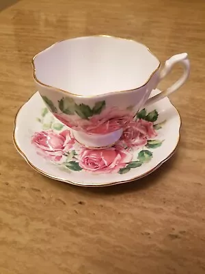 Buy Vintage Queen Anne Tea Cup And Saucer England. Fine Bone China. Floral Rose. • 23.75£