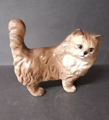 Buy Beswick England Grey Gloss Figure Of A Persian Cat Standing  • 20£
