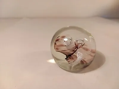 Buy Small Handmade Glass Paperweight Signed Bath 2004 • 3.50£