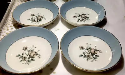 Buy 4 X Royal Doulton Rose Elegans Soup/Cereal Bowls - VGC - (Another 4 Available) • 30£
