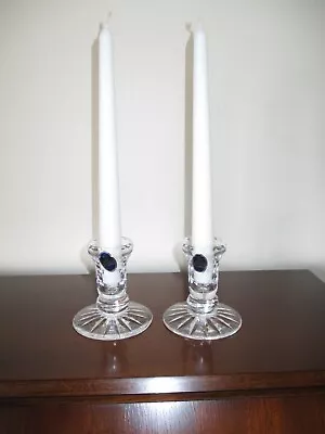 Buy Pair Of Royal Doulton Crystal Glass Candlesticks / Holders In Their Original Box • 32£