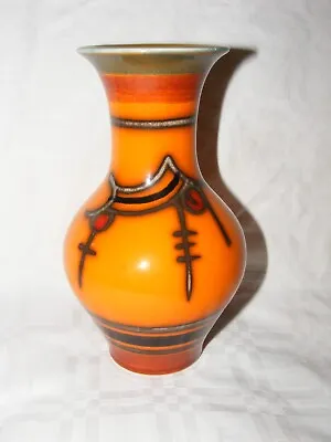 Buy Vintage Yellow Flora Gouda Ceramic Flared Rim Vase (orange) Holland 6.5  • 24.99£