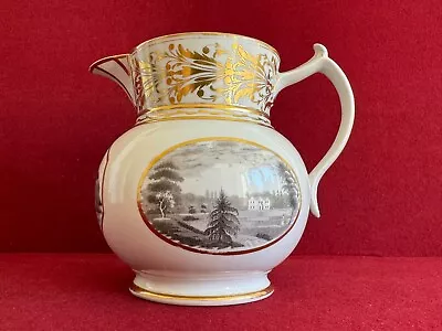 Buy A Rare Miles Mason Hybrid Hard-Paste Porcelain Jug C.1806-1808 • 15£