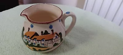 Buy Vintage 'Mottoware' Pottery Jug, 'Anne Hathaways' Cottage Scene, Quirky! • 4£