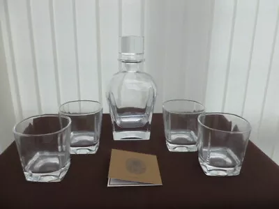 Buy Regal Trunk Imperial 5 Piece Whiskey Decanter Set Boxed New Lead Free Crystal • 35£