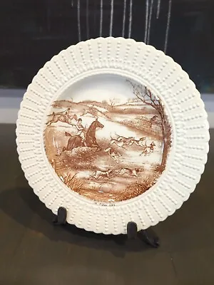 Buy Vintage ROYAL CAULDON England  In Full Cry  Display Collector Plate Fox Hunt • 13.23£