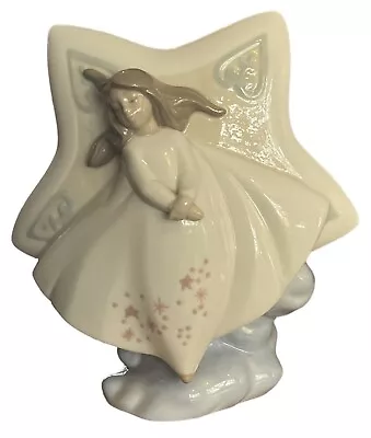 Buy Nao By Lladro “Shining Star” Figurine/Ornament #1393 (Girl With Star In Clouds) • 34.99£