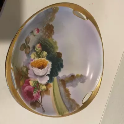 Buy Vintage NORITAKE Hand Painted Bowl With Gold Trim • 18.46£
