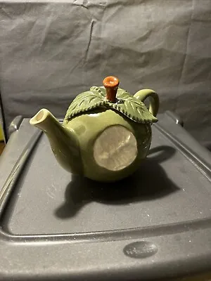 Buy Vintage Paul Cardew  Ceramics England Apple With A Bite Teapot • 18.99£