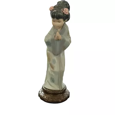 Buy Lladro Sayonara Japanese Geisha Girl Gloss Figurine • 24.99£
