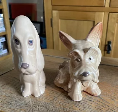 Buy Vintage Pair Sylvac Ceramic Dogs Sad Sam & Griffin Scottie Dog • 3.70£