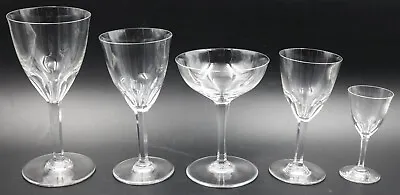 Buy French Baccarat Crystal Zurich 55 Pieces Glassware Glasses Set 20 Water Glasses! • 3,911.96£