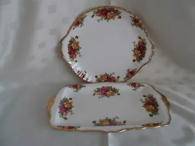 Buy Royal Albert, Old Country Roses Sandwich Tray & Butter Plate • 9.99£