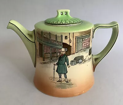Buy Vintage Royal Doulton Dickens Ware Teapot Mr Micawber 1930s • 39.95£