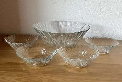 Buy Glass Fruit Bowl With 4 Dishes - Made In France • 8.50£