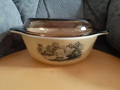 Buy Pyrex Casserole Dish With Lid Mill Design • 6£