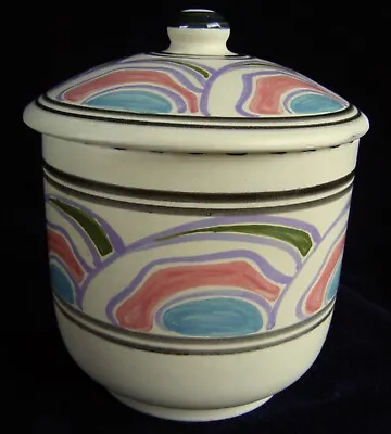 Buy Honiton Eastern Scroll Pattern Conserve Jar With Lid • 10.75£