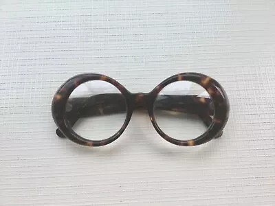 Buy Amazing Vintage Round Faux Tortoise Shell Frame Glasses Spectacles 30s 40s 50s ? • 34.99£