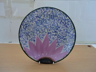 Buy Poole Pottery Hand Painted Plate Purple Lilac Vincent Sunflowers Design • 0.99£