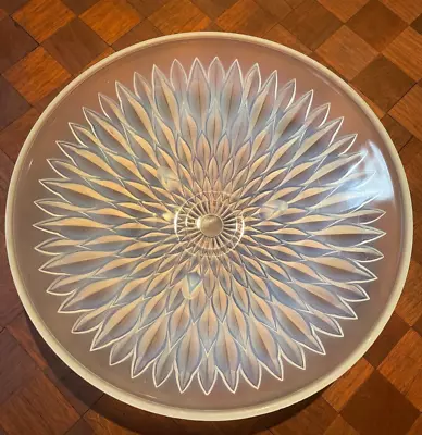 Buy Large 12  Lalique? Sabino? Etling?France Opalescent Glass Sunflower Bowl • 216.16£