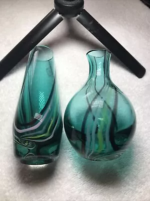 Buy Two Pieces Caithness Glass Vases  • 4.20£