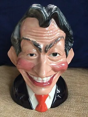 Buy Tony Blair Character Jug Bairstow Manor Pottery/Carlton Ware Ltd Edit No:147/500 • 24.99£