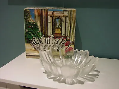 Buy Dartington Glass Frank Thrower Design FT241 Hollywood Shallow Bowl 1979 • 10£