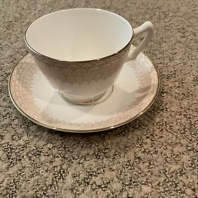 Buy Crown Staffordshire English Fine Bone China Teacup And Saucer • 14.12£
