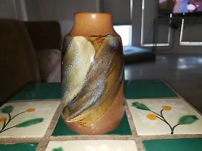 Buy Michigan Studio Pottery Handcrafted 6  Vase Vessel Embossed PIC@USA • 12.35£