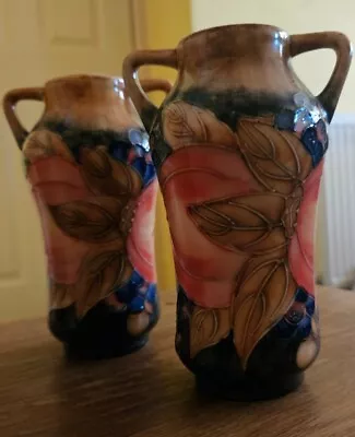 Buy Pair Of Tupton Ware Handled Vases Pomegranate Design 15cm Tall Perfect Condition • 48£