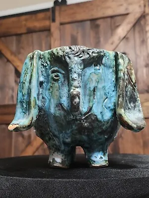 Buy RARE Alvino Bagni Sea Garden ELEPHANT Italian Pottery Vintage Raymor Bitossi Era • 1,537.17£