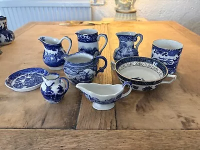 Buy Vintage Blue & White Old Willow China Lot • 29.99£
