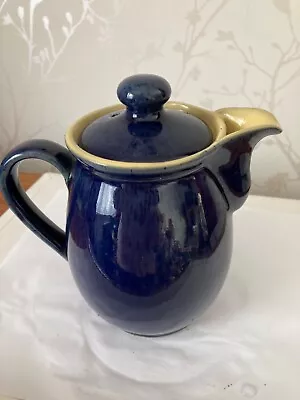 Buy 1 Pint, Blue Vintage Denby Coffee/ Hot Water/ Tea Pot • 2.99£