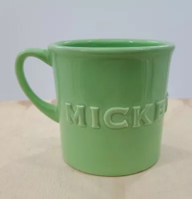 Buy Disney M Mouse Collection Discontinued Dinnerware Coffee Mug Green • 7.59£